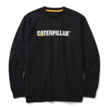 SAH-1050026/BLACK/M 1050026 CAT MIDWEIGHT CREWNECK SWEATSHIRT BLACK MED
