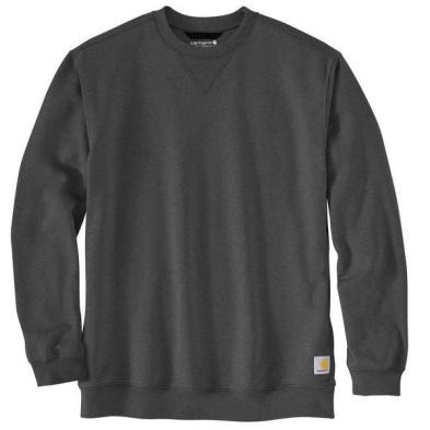 SAH-105568/CARBON/L 105568 CARHARTT RELAXED FIT CREW NECK CARBON LARGE