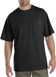 SAH-1144624BK/2X 1144624BK DICKIES 2 PACK SHIRTS BLACK 2X