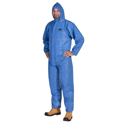 SAH-20753XL 2075-3XL  FR BLUE DISPOSABLE COVERALLS 3XL