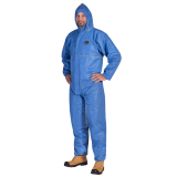 SAH-20753XL 2075-3XL  FR BLUE DISPOSABLE COVERALLS 3XL