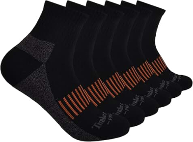 SAH-367678/XL TB367678TB-M05 TIMBERLAND PRO TIPPED 6 PACK SOCKS XL