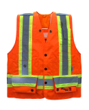 SAH-3995FROS 3995FRO VIKING FR 300D SURVERYOR VEST HI-VIS SMALL