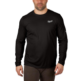 SAH-415B/MED 415B LIGHT WEIGHT PERFORMACE SHIRT BLACK MED