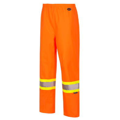 SAH-5627W/OR/XS 5627W WOMENS HI VIS OXFORD POLY PANTS ORANGE XS