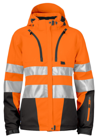 SAH-6420/OR/3X 6420 PROJOB HI VIS INSULATED SOFTSHELL JACKET OR 3X