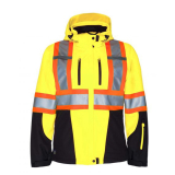 SAH-6424/YELLOW/S 6424 PROJOB WOMENS HIVIS INSUALTED SOFTSHELL YELLOW SMALL