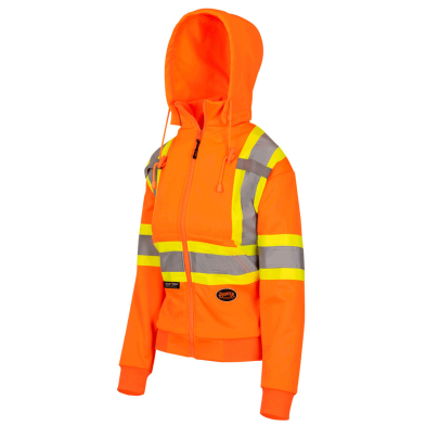 SAH-6924W/2X 6924W PIONEER WOMENS HI VIS ORANGE FLEECE 2X