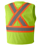 SAH-69322XL/3XL 6932 Hi-Viz Safety Tear-Away Vest 2XL/3XL