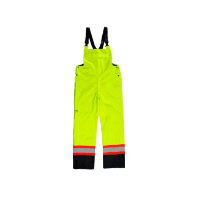 SAH-71443/YELLOW/M 71443 HH ALTA HI VIZ WATERPROOF BIB PANTS YELLOW MED