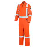 SAH-7708/OR/48 7708A PIONEER HI VIS ORANGE FR COVERALL - 48