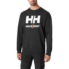 SAH-79363/BLACK/2X 79363 HH LOGO SWEATSHIRT BLACK 2X