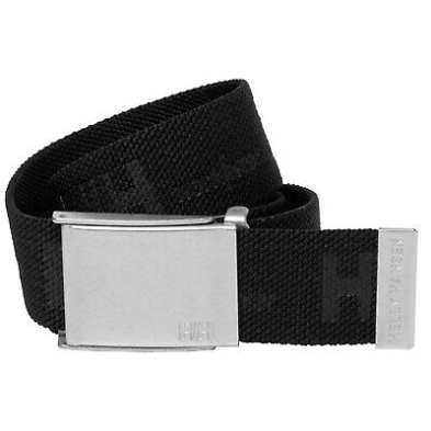 SAH-79528BK 79528 HH LOGO WEBBING BELT BLACK O/S