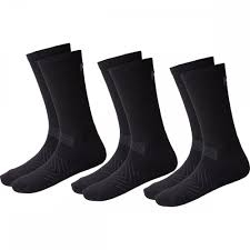 SAH-79646BK43 79646 MANCHESTER 3PACK SOCK BLACK 43-46
