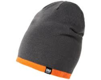 SAH-79883/GREY 79883 HH MANCHESTER BEANIE DARK GREY/ORANGE