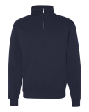 SAH-995MR/NAVY/M 995MR JERZEES QUARTER ZIP SWEATER NAVY MED