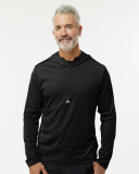 SAH-A596/BLACK/XL A596 ADIDAS MENS QUARTER ZIP PULLOVER BLACK XL