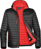 SAH-AFP1WBLK/REDXSEMB AFP-1W, Women's Gravity Thermal Jacket, BLK/RED, XS, EMB