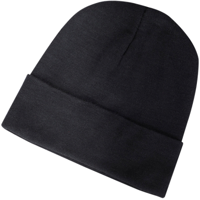 SAH-C300 C300 PIONEER BLACK DOUBLE LAYER TOQUE ONE SIZE