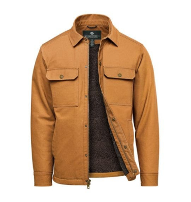 SAH-CJK2M/XL/CAMEL CJK-2M, Men’s Oxide Sherpa Lined Canvas Jacket, XL, CAMEL