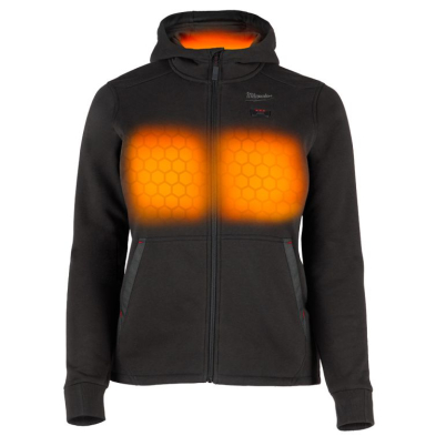 SAH-F200B21M F200B21M M12 WOMENS BLACK HOODIE MEDIUM