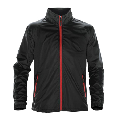SAH-GSX2/BLKRED/XL/EMB GSX-2, Men's Axis Thermal Jacket, BLK/RED, XL, EMB