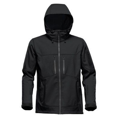 SAH-HR1/BLK/S/EMB HR-1, Men's Epsilon 2 Softshell, BLK, SMALL