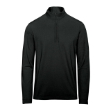 SAH-HTZ2/BLACK/M HTZ MENS STORMTECH 1/4 ZIP PULLOVER BLACK MED