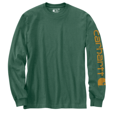 SAH-K231/GREEN/4X K231 CARHARTT LOOSE FIT HEAVY WEIGHT LONG SLEEVE GREEN 4X