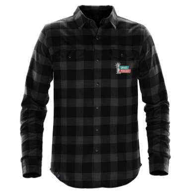SAH-SF1X1/CARBON/4X SFX-1 MENS LOGAN SNAP FRONT SHIRT CARBON 4x