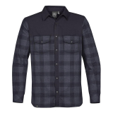 SAH-SFX1/NAVY/L SFX-1 MENS SNAP FRONT SHIRT NAVY LARGE