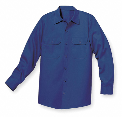 SAH-ST52NVXLLNEMB ST52NV, MNS LS TWILL WORKSHIRT, NVY, XL, LONG, EMB