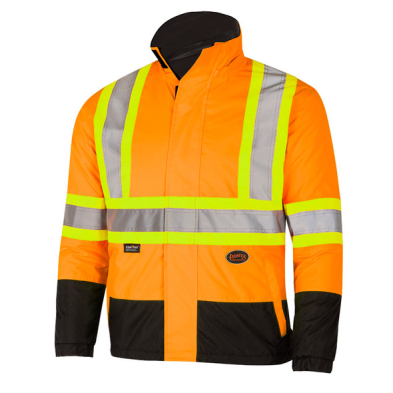 SAH-V1210150L 5407L Hi-Viz Orange Heated Insulated Safety Jacket