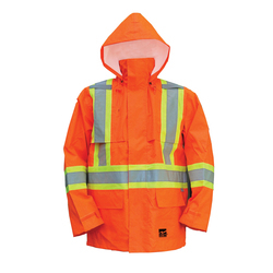 SAH-VI6323JOL VIKING #6323JO HI-VIZ RAINCOAT, SIZE LARGE, ORANGE