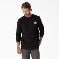 SAH-WL469BK_L DICKIES LS GRAPHIC TEE SIZE L ,BLACK