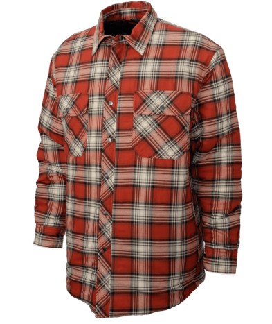 SAH-WS05/RED/2X WS05 TOUGHDUCK QUILT LINED FLANNEL RED 2X