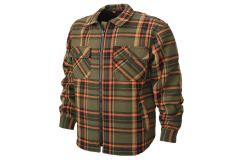 SAH-WS15/BROWN/3X WS15  TOUGHDUCK SHERPA FLANNEL SHIRT BROWN 3X