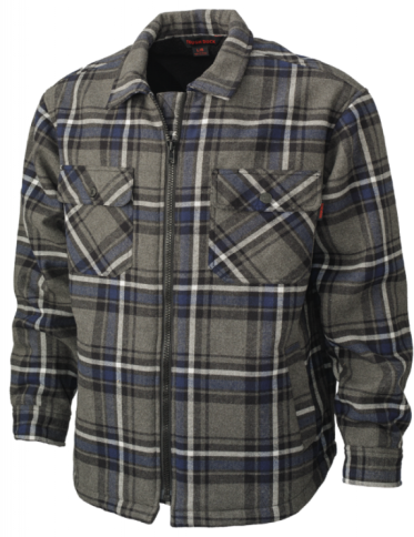 SAH-WS15/CHARCOAL/M WS15 TOUGHDUCK SHERPA LINED SHIRT CHARCOAL MED