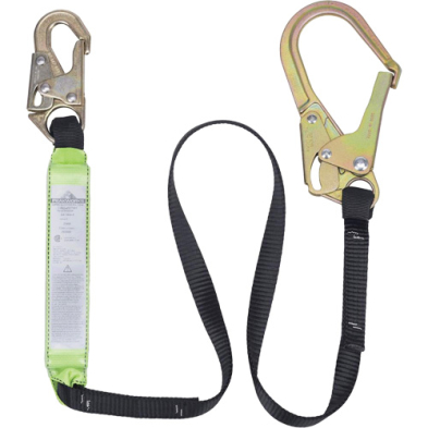 SAK-V8104226 V8104226 E4 SHOCK ABSORBING LANYARD - SP - TWIN 6'