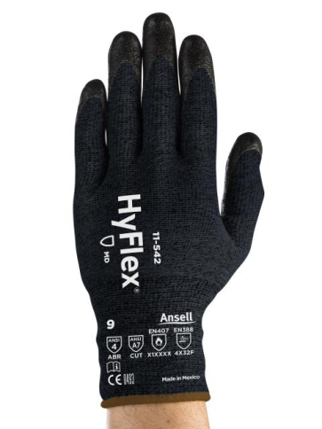 SAL-11542/SIZE10 11-542 ANSELL HYFELX CUT A7 SIZE 10