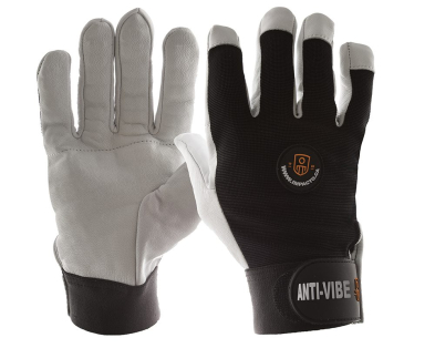 SAL-BG413L IMPACTO BG413 PEARL LEATHER FULL FINGER SIZE LARGE
