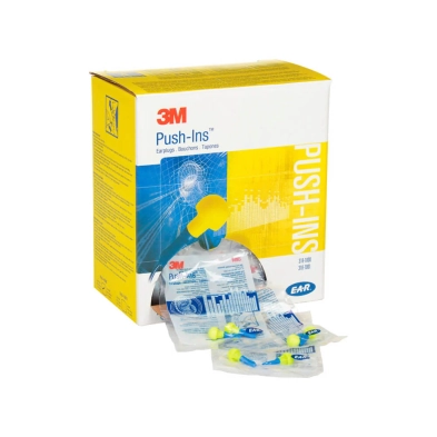 SAO-3MS318_1000 3MS318-1000 PUSH-INS UNCORDED EARPLUGS 100/BOX ESS