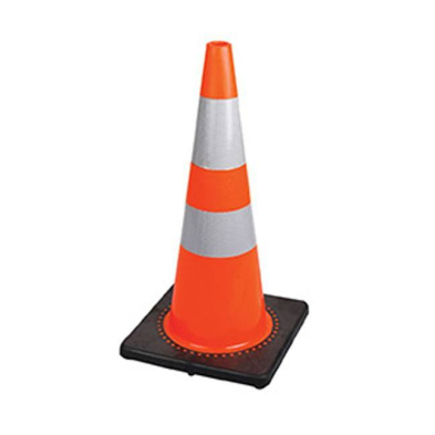 SAU-183 183 28" PREMIUM PVC FLEXIBLE SAFETY CONE