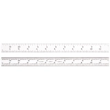  STARRETT C604 SPRING TEMPERED STEEL RULE WITH INCH GRADUATIONS