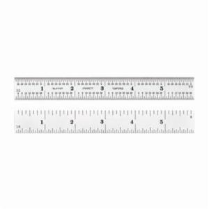 STA-604R6 604R-6 STEEL RULE- SPRING-TEMPERED- 6"- 4R GRADS