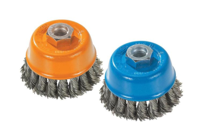  WALTER WIRE CUP BRUSHES - KNOT-TWISTED WITH RING