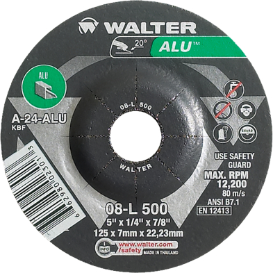 WAL-08L500 08L500 5 X 1/4 A24ALU GR WHEELS