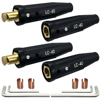 WEL-28284020CL100KIT 100' 2/0 WELDING CABLE W/MALE/FEMALE CAMLOK CONNECTORS