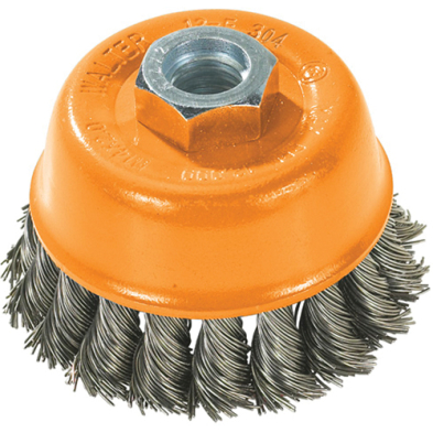 WEP-13D324 13d324 WALTER 5/8" ARBOR WIRE CUP BRUSH .0118"