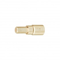 HT-A-911-1AA-08A Non Sparking Internal Hex Bit Socket 8 mm 3/8" Drive Al-Cu